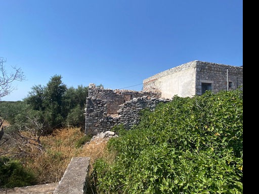 Building plot with ruin in Mani -  GrMAR697 